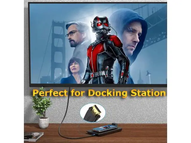 Alt view image 5 of 7 - 6FT HDMI 2.0 Cable 5-Pack 4K@60Hz High Speed Cord Supports ARC/eARC HDR HDCP 2.2 for TV Soundbar PS5 PS4 Xbox Roku Monitor PC Gaming