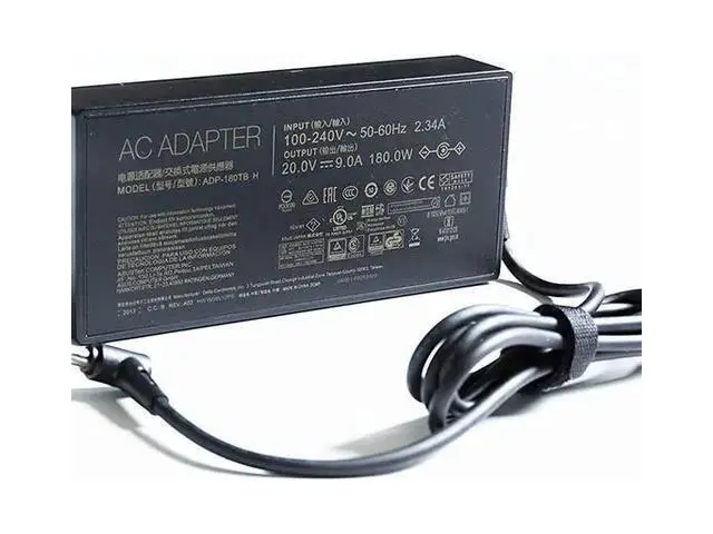 Alt view image 3 of 7 - 180W 20V 9A 6.0x3.7mm AC Adapter Charger Replacement for Asus ADP-180TB H, Compatible with ROG Zephyrus GA502DU GA502D GA502IU GA401 GA401I GA401II GA401IV Gaming Laptop Power Supply