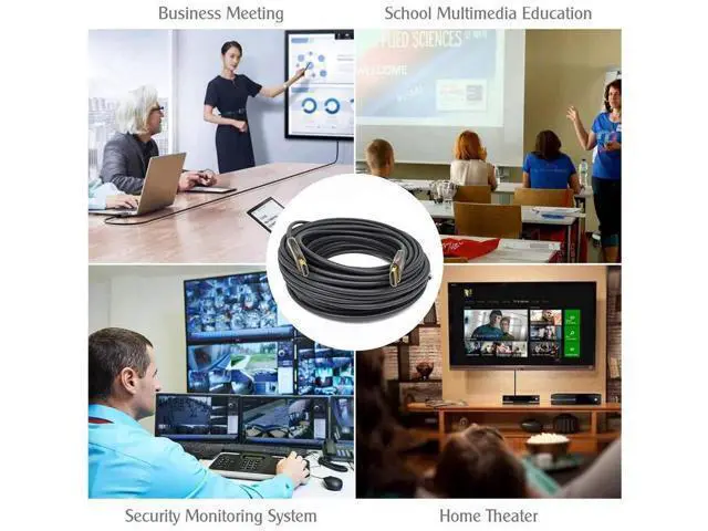 Alt view image 7 of 7 - 50ft 4K Fiber Optic HDMI 2.0 Cable 4K@60Hz 18Gbps High Speed Slim UHD Video Cord for Monitor Projector TV PC