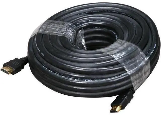 Alt view image 2 of 2 - 50FT Black High-Speed HDMI Male to Male Cable with Ethernet, Long HDMI Cord for TV, Projector, PC, Laptop, Monitor