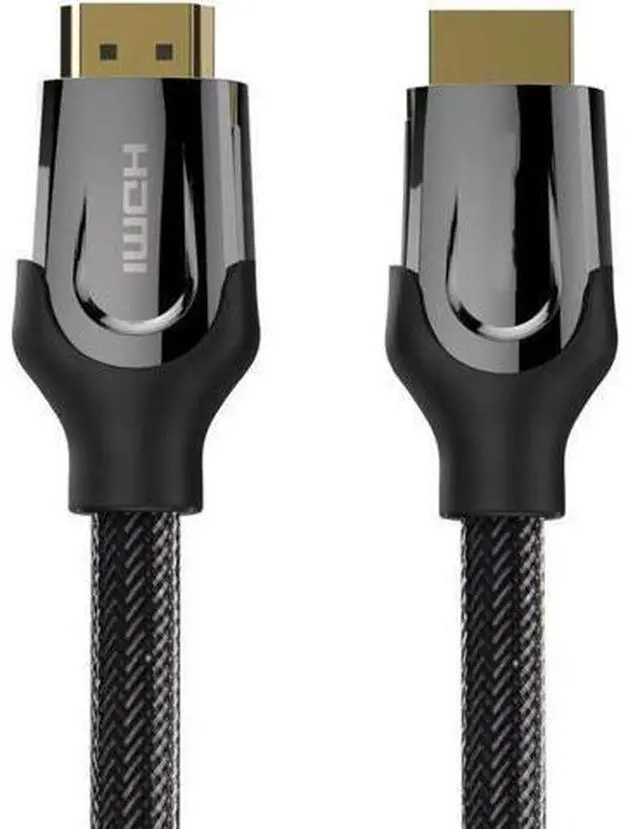 Main image of HDMI 2.0 Cable, High Speed HDMI 2.0 4K Ultra HD Silver Cable Supports Ethernet, Xbox Play Station, PS3, PS4, PC, TV (2m/6.5ft, Black)