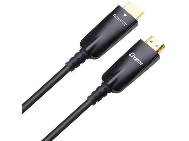 Alt view image 5 of 6 - 25ft Fiber Optic HDMI Cable 4K@60Hz High Speed Long Cord, 1080P 3D ARC HDCP CEC for TV Monitor Projector Computer (25ft Black)
