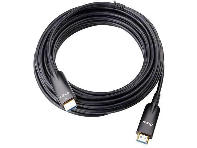 Alt view image 6 of 6 - 25ft Fiber Optic HDMI Cable 4K@60Hz High Speed Long Cord, 1080P 3D ARC HDCP CEC for TV Monitor Projector Computer (25ft Black)