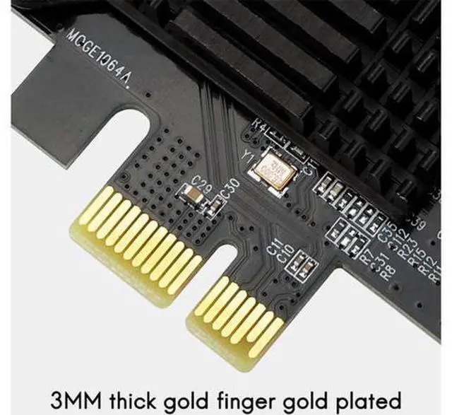 Alt view image 6 of 7 - 16-Port PCIe SATA 3.0 Expansion Card, PCIe 1X to SATA III 6Gbps Controller Adapter Card, Multi-Port Hard Disk Riser Card for Desktop PC Storage Expansion