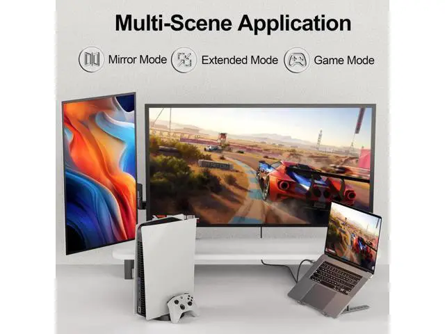 Alt view image 2 of 7 - 8K HDMI 2.1 Cable 6FT 4-Pack 48Gbps High Speed Cord Supports 8K@60Hz 4K@120Hz HDR10+ eARC Dolby Atmos DTS:X HDCP 2.3 for TV Monitor PS5 Xbox Apple TV Roku Soundbar