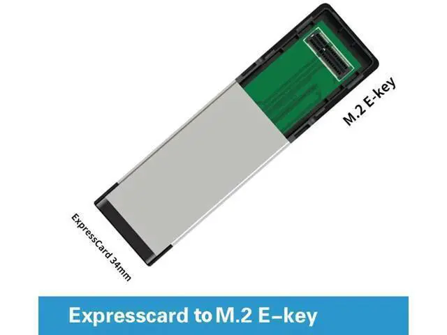 Alt view image 3 of 4 - ExpressCard 34mm to M.2 E-Key Adapter Card, Mini PCIe Riser Wireless Card Test Adapter for Laptop