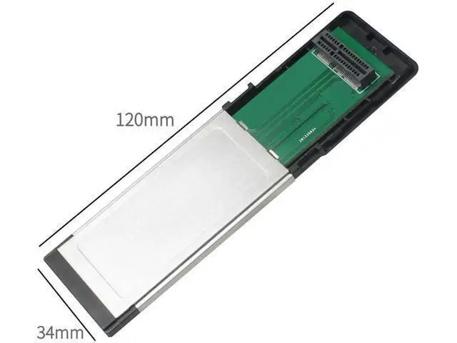 Alt view image 4 of 4 - ExpressCard 34mm to M.2 E-Key Adapter Card, Mini PCIe Riser Wireless Card Test Adapter for Laptop