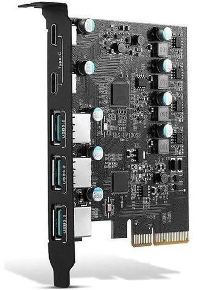 Main image of PCIe to USB 3.2 Gen 2 Expansion Card, 5 Port 20Gbps Bandwidth with 3 USB-A & 2 USB-C Ports, PCIe USB Splitter Adapter Compatible with Windows 10/8