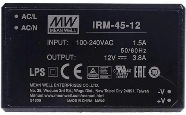 Main image of IRM-30-24 Encapsulated Power Module, 110V/220V AC to 24V DC 1.3A 30W PCB-Mount Switching Power Supply PSU