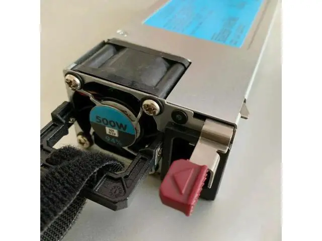 Alt view image 2 of 3 - 500W Server Power Supply for HP DL360 DL380 DL388 G9, Replacement for 723595-101 DPS-500AB-13 A, Hot-Swappable PSU