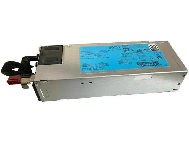 Alt view image 3 of 3 - 500W Server Power Supply for HP DL360 DL380 DL388 G9, Replacement for 723595-101 DPS-500AB-13 A, Hot-Swappable PSU