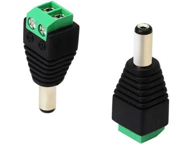 Alt view image 6 of 7 - 20 Pack DC 5.5x2.1mm Male Barrel Plug to 2 Pin Screw Terminal Power Connector 12V for CCTV Camera LED Strip DVR