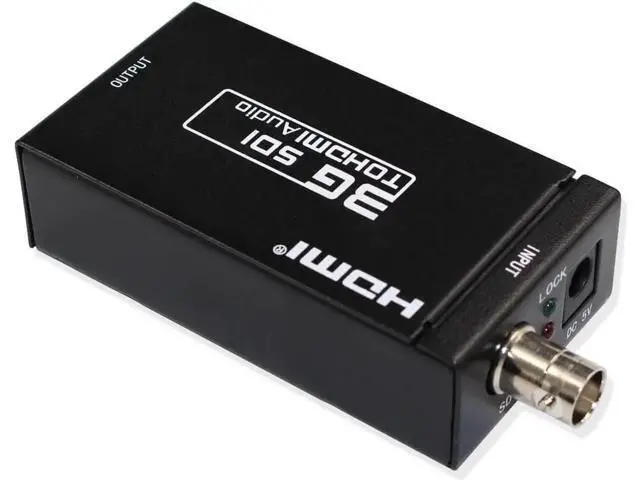 Alt view image 7 of 7 - Mini 3G-SDI to HDMI Converter Adapter, Support SD-SDI / HD-SDI / 3G-SDI Signal to HDMI Conversion