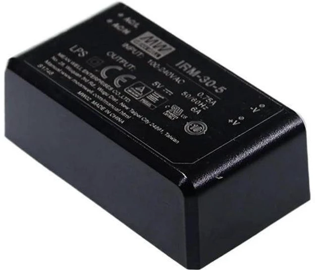 Alt view image 4 of 4 - IRM-30-5 Encapsulated Power Module, 110V/220V AC to 5V DC 6A 30W PCB-Mount Switching Power Supply PSU