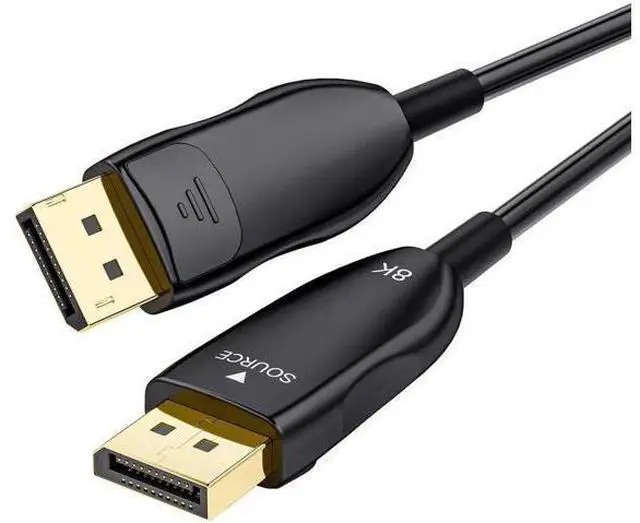 Main image of 6.6ft Active Fiber Optic DisplayPort 2.1 Cable 54Gbps 8K@60Hz 4K@240Hz HDR HDCP DSC 1.2a Optical DP Cord for Gaming Monitor PC TV