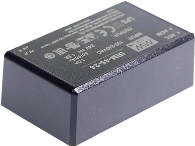 Alt view image 3 of 3 - IRM-45-24 Encapsulated Power Module, 110V/220V AC to 24V DC 1.9A 45W PCB-Mount Switching Power Supply Module
