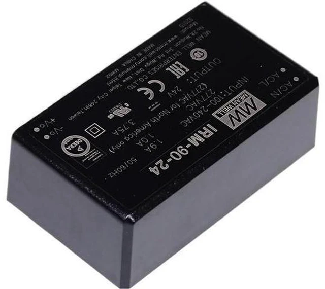 Main image of IRM-90-24 Encapsulated Power Module, 110V/220V AC to 24V DC 3.75A 90W PCB-Mount Switching Power Supply Module