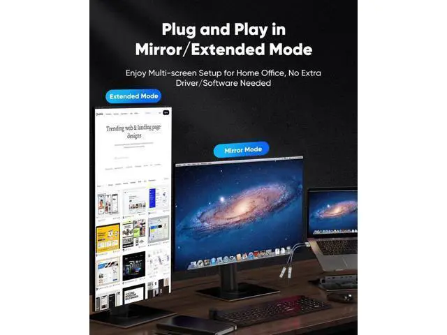 Alt view image 5 of 7 - 5 Pack 1FT Passive 4K DisplayPort to HDMI Adapter Uni-Directional Male to Female DP to HDMI Converter Support 1080P 120Hz for Laptop Monitor HDTV Projector