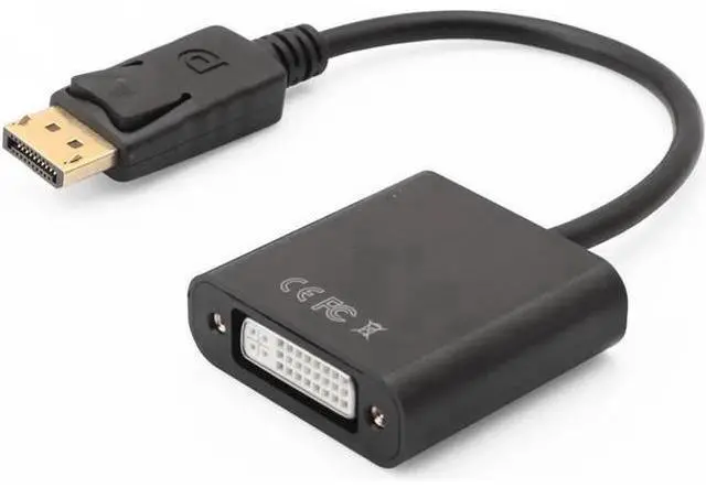 Main image of DisplayPort to DVI DVI-D Single Link Adapter, Display Port to DVI Converter Male to Female Black Compatible for HP and Other Brand