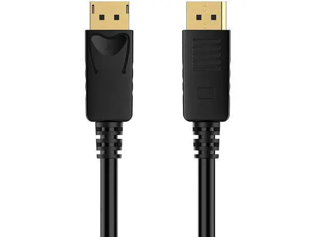 Alt view image 5 of 7 - 4K DisplayPort to DisplayPort Cable, 10 Feet, Gold-Plated High Speed Display Port 1.2 Cable (4K@60Hz, 2K@144Hz) DP Cable Compatible with Computer, Desktop, Laptop, PC, Monitor, Projector 5 Pack