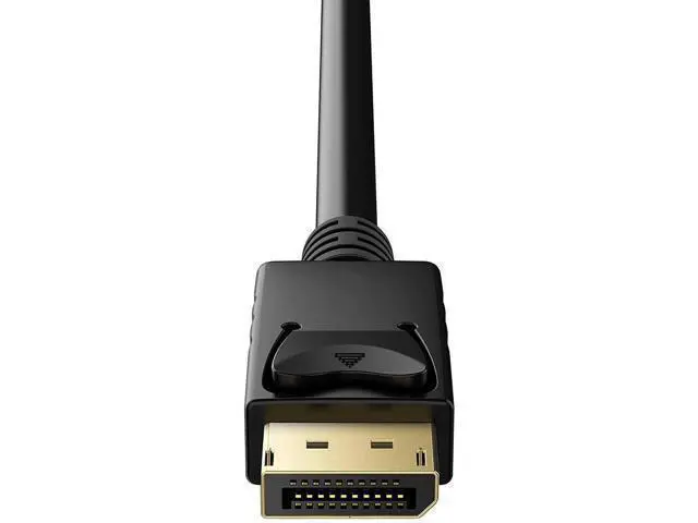 Alt view image 7 of 7 - 4K DisplayPort to DisplayPort Cable, 10 Feet, Gold-Plated High Speed Display Port 1.2 Cable (4K@60Hz, 2K@144Hz) DP Cable Compatible with Computer, Desktop, Laptop, PC, Monitor, Projector 5 Pack