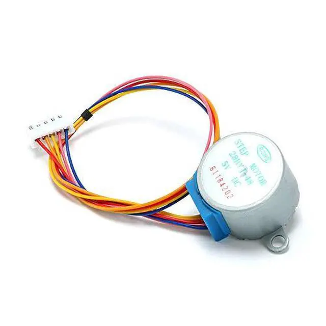 Alt view image 2 of 4 - 5Pcs 28BYJ-48 5V Stepper Motor, 4-Phase 5-Wire Geared Motor