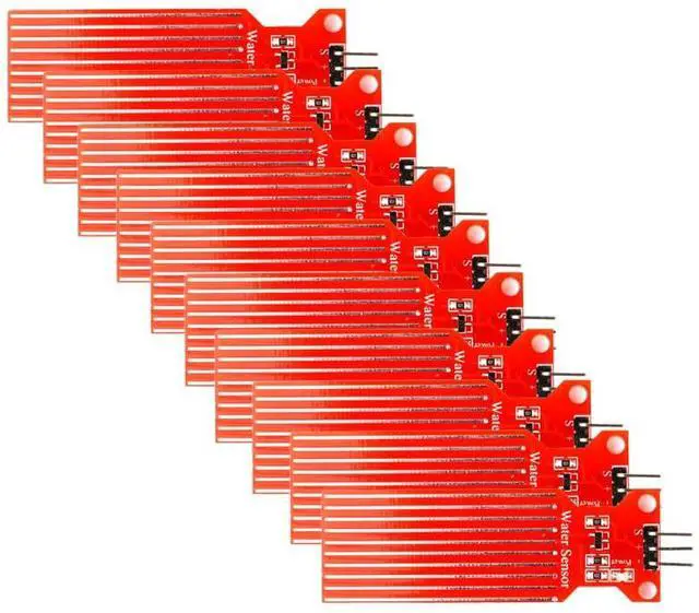 Main image of 10Pcs Water Level Sensor Module for Arduino Moisture Droplet Depth Detection