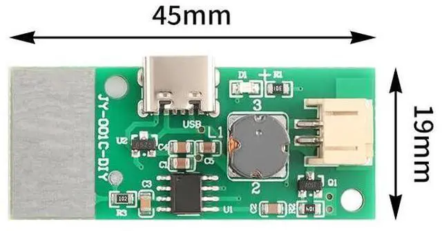 Alt view image 6 of 6 - 3Pcs Touch-Control Ultrasonic Humidifier Module, USB Atomizer Driver Board