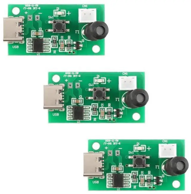 Main image of 3Pcs Type-C USB Spray Humidifier Module Integrated Driver Circuit Board