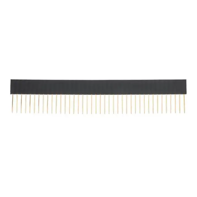 Alt view image 3 of 3 - 10Pcs 1x40 Pin Single Row Female Header 2.54mm Pitch Extended Leg