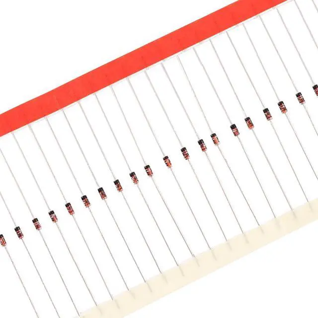 Alt view image 2 of 4 - 200Pcs 1N4148 Switching Diodes - 200ma 100V Efficiency Silicon Schottky Diode for Power Rectification, 4148 200 mA 100 Volt DO-35 Package for Electronics