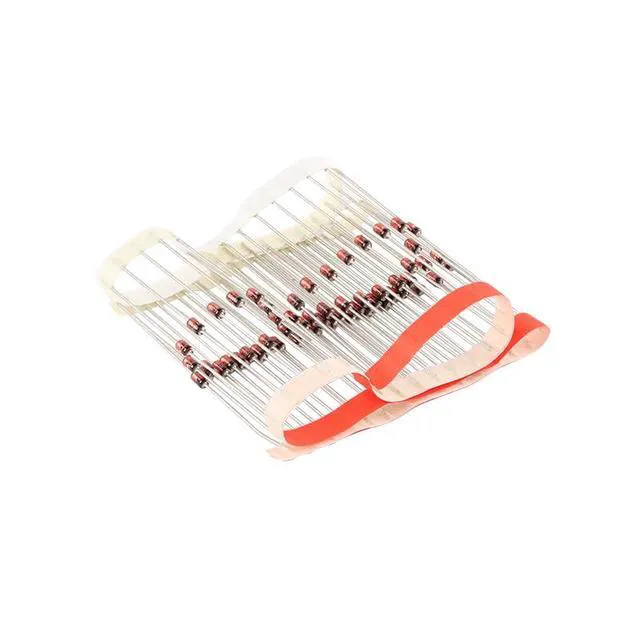 Alt view image 2 of 3 - 100Pcs 1N4733A Zener Diodes - 1W 5.1V DO-204AL Efficiency Diode for Power Rectification, 1N4733 1 Watt 5.1 Volt DO-41 Package for Electronics