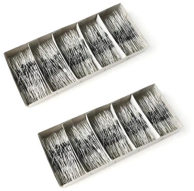 Main image of 40Pcs 1N5399 Rectifier Diodes - 1.5A 1000V Efficiency Silicon Diode for Power Rectification, DO-15 Package for Electronics