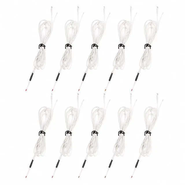 Main image of 10Pcs 3D Printer NTC Thermistor 100K 3950 1% Single-Ended Temperature Sensor