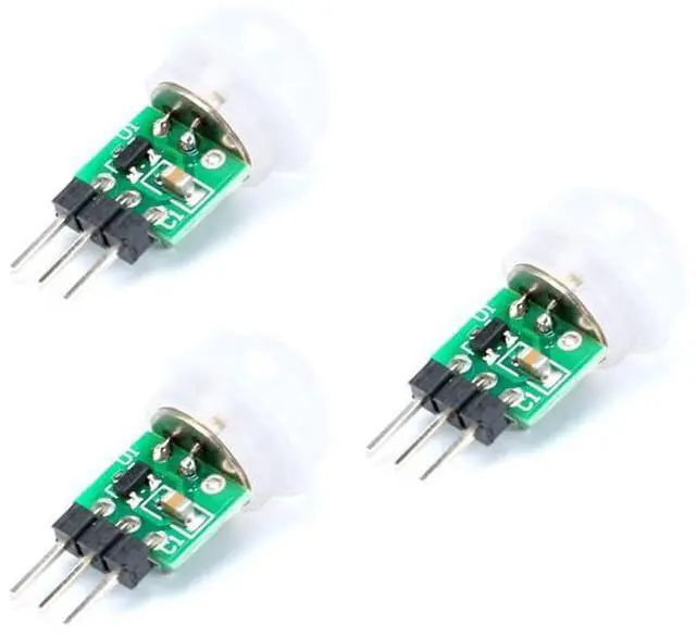 Main image of 3Pcs AS312 Mini PIR Infrared Motion Sensor Module, Pyroelectric Human Body Detection