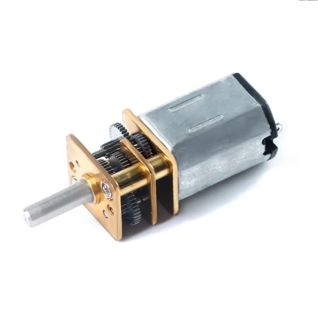 Alt view image 2 of 2 - 2Pcs GA12-N20 Mini Metal Gear DC Motor, 3V 15RPM Micro Geared Motor Module
