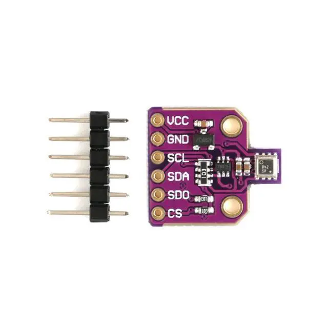 Alt view image 4 of 5 - 1Pc BME680 Temp Humidity Pressure Altitude Sensor Module DC 5V Board
