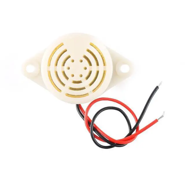 Alt view image 5 of 5 - 5Pcs SFM-27 Wired Active Piezoelectric Buzzer, High-Decibel Alarm Buzzer
