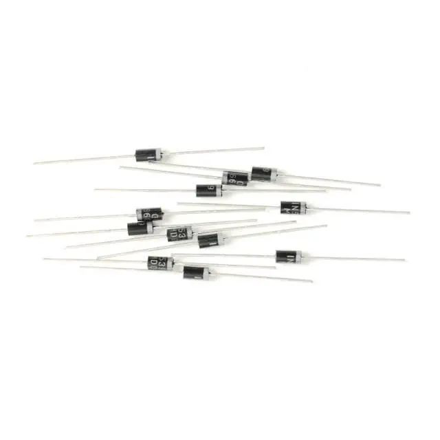 Alt view image 2 of 5 - 40Pcs 1N5399 Rectifier Diodes - 1.5A 1000V Efficiency Silicon Diode for Power Rectification, DO-15 Package for Electronics