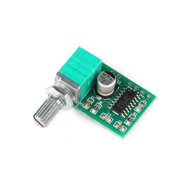 Alt view image 3 of 7 - 3Pcs PAM8403 Mini Digital Audio Amplifier Board, DC 5V 3W+3W Amp Module