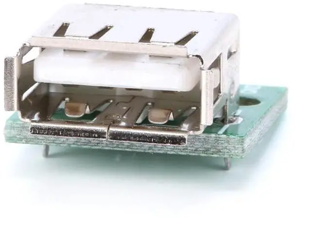 Alt view image 6 of 6 - 10Pcs USB 2.0 Female to DIP Adapter Board, 4-Pin 2.54mm Pitch Breakout Module