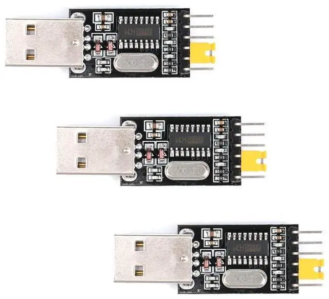 Main image of 3Pcs CH340 USB to TTL Serial Converter Module, USB-to-Serial Adapter Board