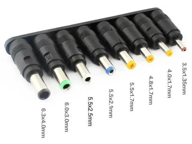 Alt view image 3 of 3 - 8-in-1 USB-C PD to 12V DC Power Cable, Multi Tips 3.5/4.0/4.8/5.5mm Barrel Connector Cord for Router LED CCTV Camera 12V Electronics