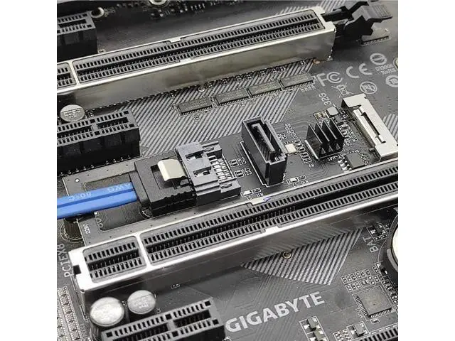 Alt view image 4 of 7 - JMB582 M.2 B+M Key 1 to 2 SATA3 6Gbps Expansion Adapter Card for 2280 NGFF Slot