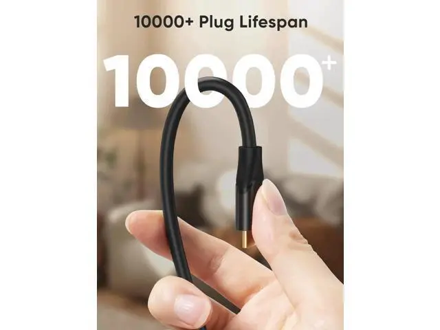 Alt view image 6 of 7 - 3.3FT USB C to C Cable, 100W PD Charging, 10Gbps USB 3.2 Gen2, 4K@60Hz Video Cord Compatible with Android Auto, External SSD, MacBook, iPad, iPhone 15/16, Galaxy S24/S23+, Pixel 7/8/9