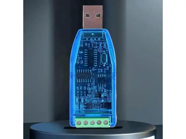Alt view image 2 of 3 - Industrial USB to RS485 Serial Converter Module, U485 Communication Adapter with TVS & ESD Surge Protection Terminal Block Connector
