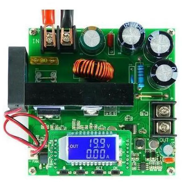 Main image of 900W 15A DC-DC Boost Converter, 8-60V to 10-120V Step Up Power Supply Module, TFT Display CC CV Constant Current Voltage Regulator for Battery Charging Solar Panel DIY