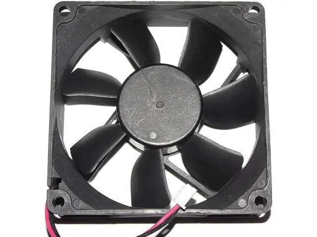 Alt view image 5 of 6 - 80x80x25mm KM128025HB Replacement Cooling Fan, DC12V 0.23A 2 Wires Brushless Fan Compatible with Y.S.TECH for PC Case, ATX Power Supply, Inverter, Industrial Cabinet Cooling