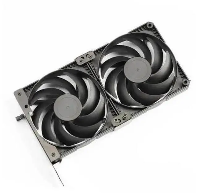 Main image of PCI Slot Dual Fan Mount Bracket for GPU Water Cooling Radiator, Supports 90mm & 120mm Cooling Fans, Graphics Card Auxiliary Cooler Fixed Rack