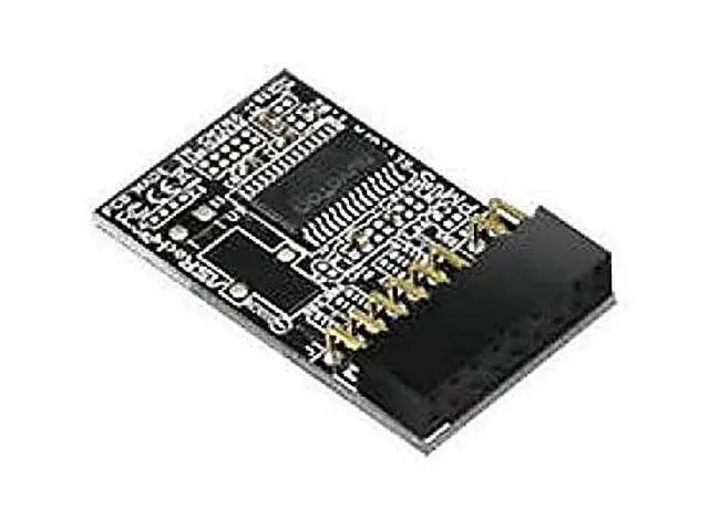 Alt view image 4 of 5 - TPM 2.0 Security Module, LPC 14/20Pin SPI 12Pin TPM2.0 Encrypted Board for ASUS GIGABYTE MSI ASRock Motherboard Windows 11 BitLocker